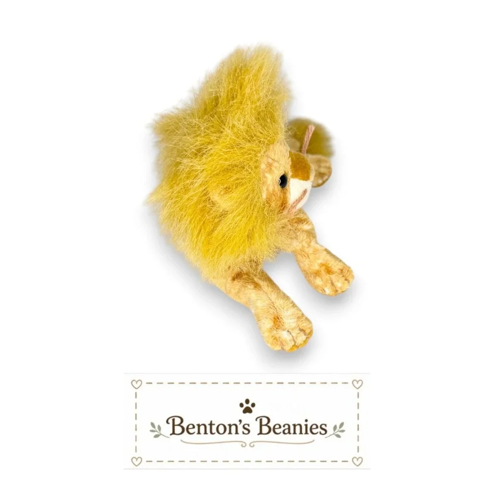 Orion the Lion Ty Beanie Baby | Sunset Sentinel 🌅 | Mint Heart Tag ⭐